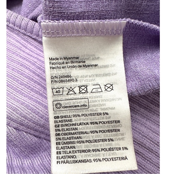 DIVIDED, H&M+ Ribbed Light Purple Cardigan Size Small - Picture 4 of 6